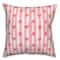 Heart Stripe Pattern 18" x 18" Indoor / Outdoor Pillow
